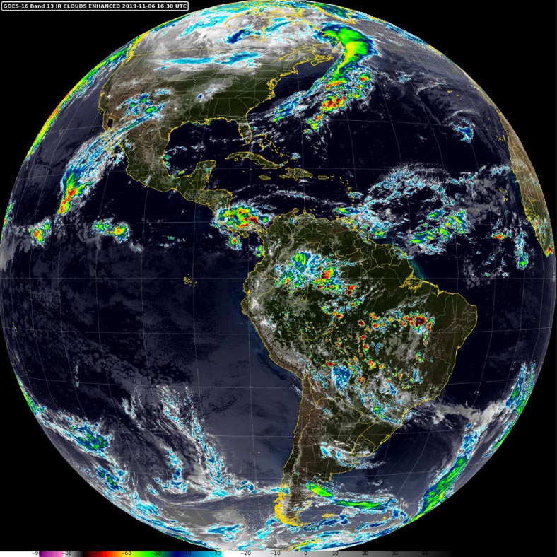 Imagen Satelital GOES-16